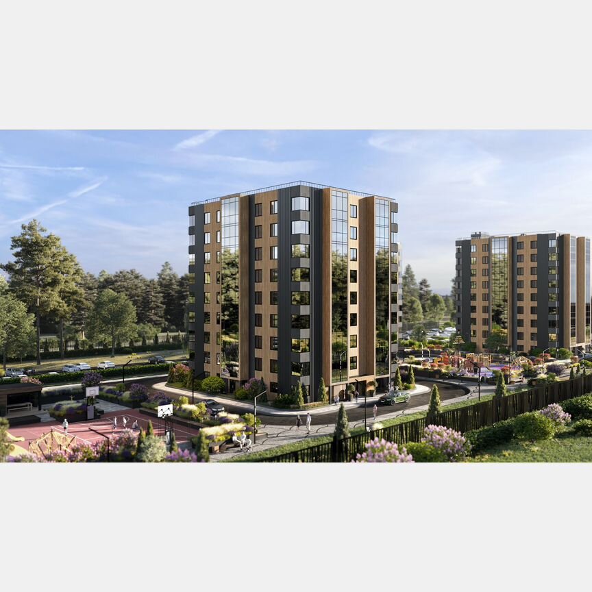 2-к. квартира, 57,5 м², 5/9 эт.