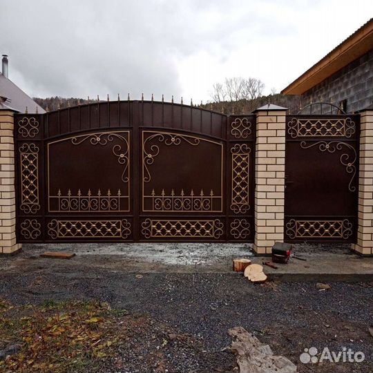 Кованые ворота, заборы, скамейки, ограды и многое