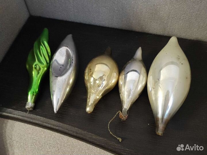 Елочные игрушки стекло