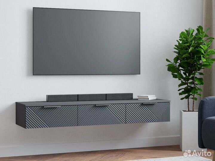 Тумба под тв с фрезеровкой комод IKEA мебель Икеа