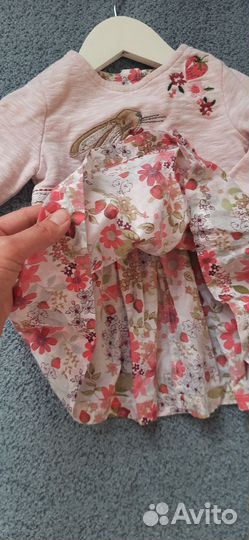 Платье для девочки 74 80