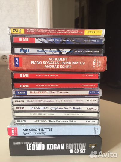 Классическая музыка коллекция CD