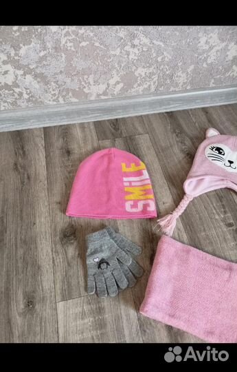 Комплект шапка, шарф
