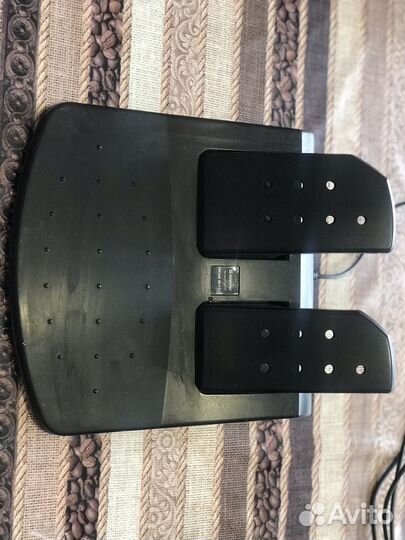 Игровой руль с педалями и коробкой передач