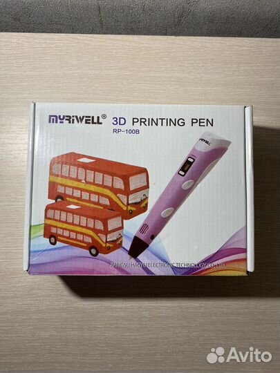 3D ручка + пластик 27 штук + 22 листа трафаретов