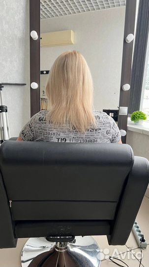 Наращивание волос, загущение волос