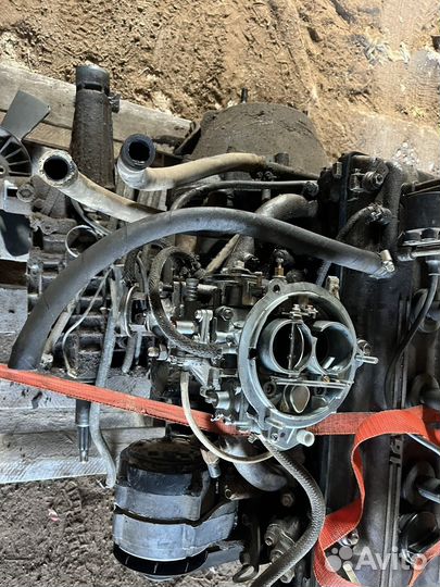 Двигатель с коробкой (газель 406) в сборе