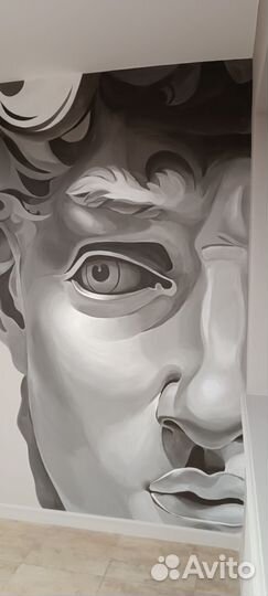 Художественная роспись стен, рисунок на стене