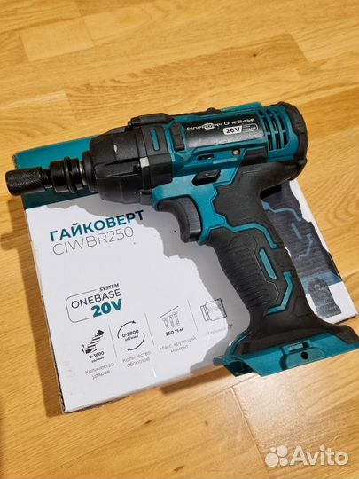 Гайковерт ударный аккумуляторный finepower