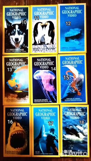 Видеокассеты Nacional Geographic