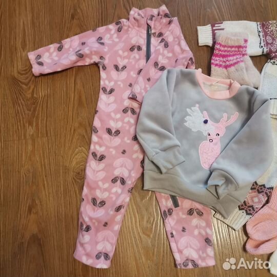 Вещи пакетом на девочку 80-86