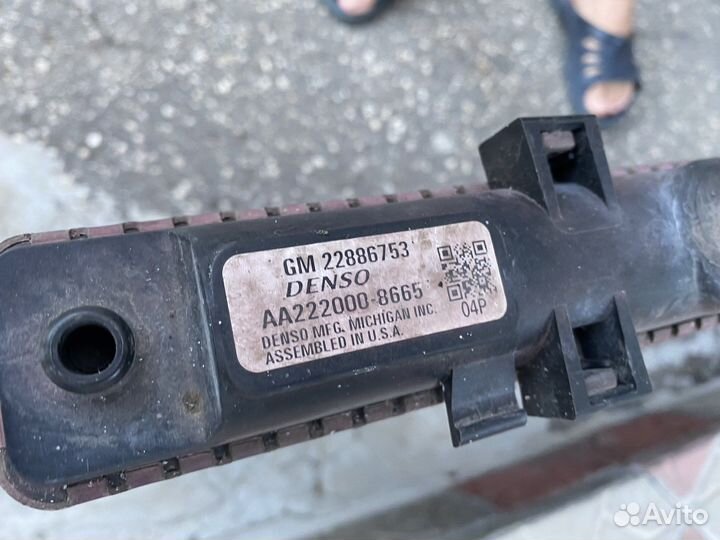 Радиатор general motors 22762595