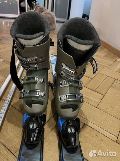 Горные лыжи salomon и ботинки женские