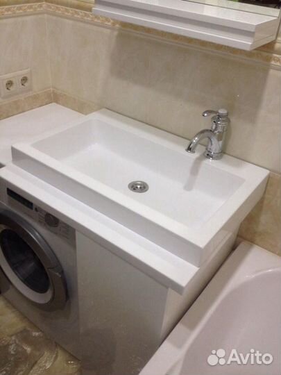 Мебель для ванной комнаты, столешницы, раковины