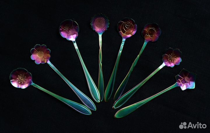 Чайные десертные ложечки набор 8 шт