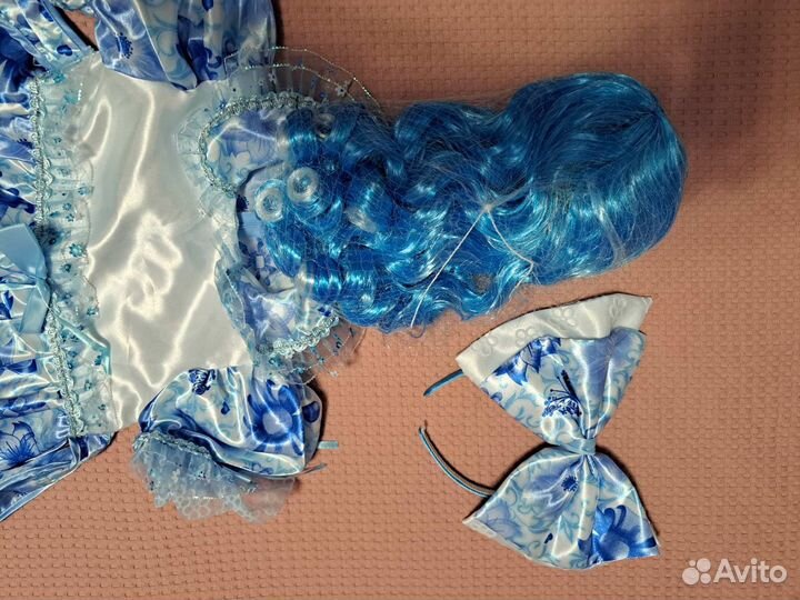 Новогодний костюм для девочки Мальвина