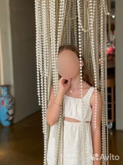 Платье изо льна 2 шт zara/maag