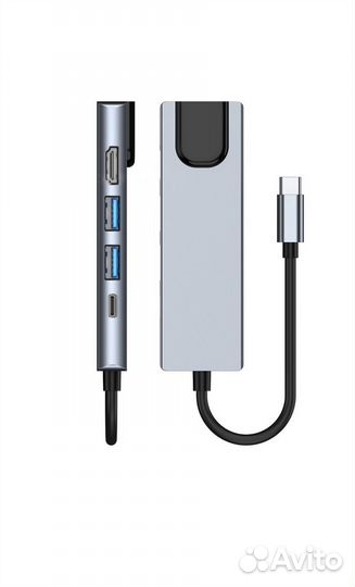 Многофункциональный USB HUB 5 в 1 для компьютера