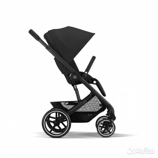 Cybex Balios S Lux BLK 3в1 с дождевиком Moon Black