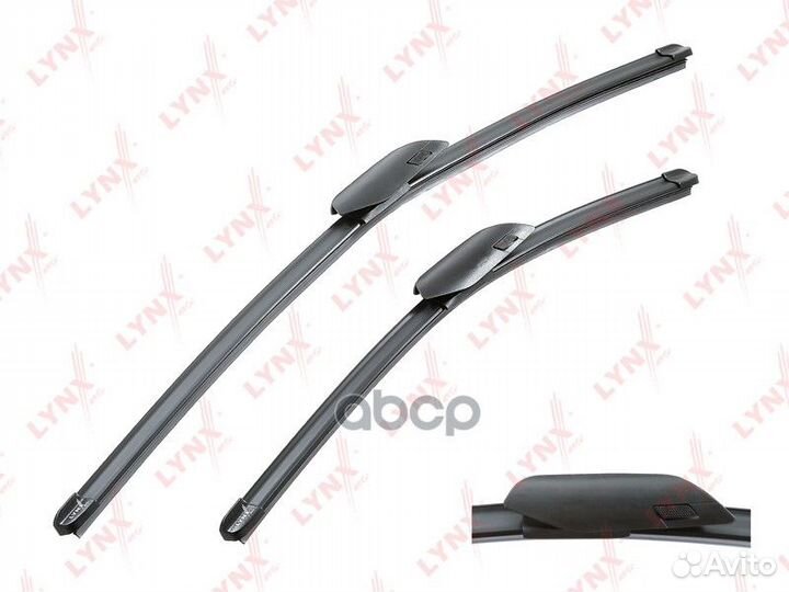 LB-1240) Комплект бескаркасных щеток стеклоочи