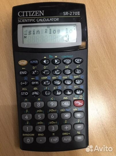 Калькулятор инженерный citizen - SR-270N