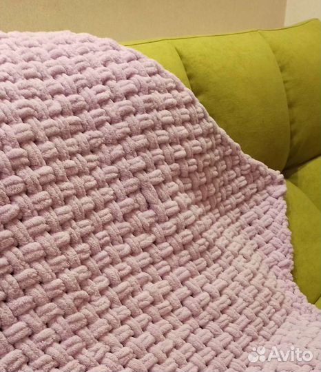 Плед детский вязаный