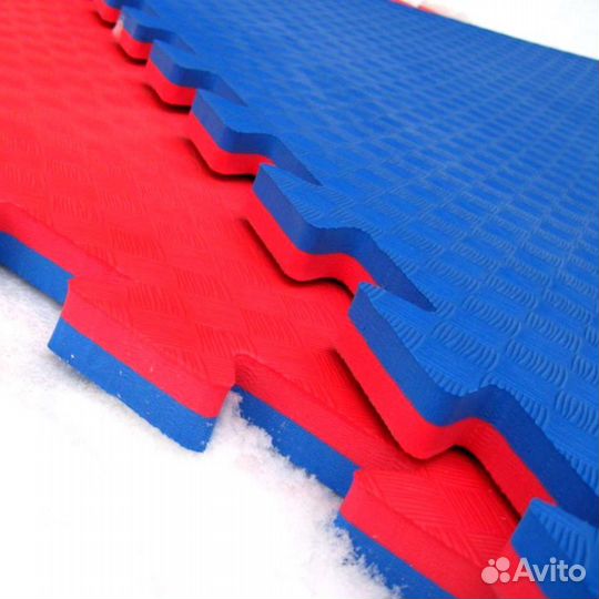 Спортивный будо мат 4 см татами ласточкин хвост