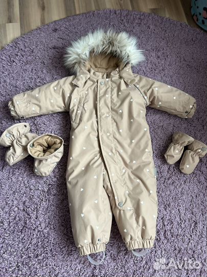 Комбинезон Crockid зимний 80-86