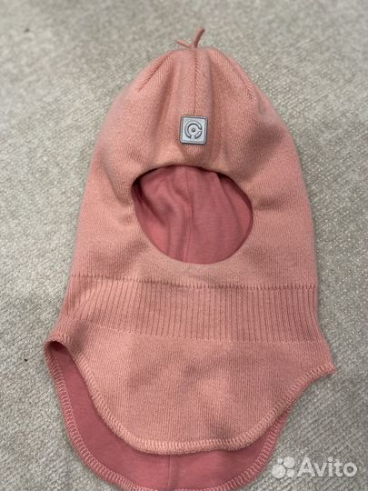 Шапка шлем для девочки осень