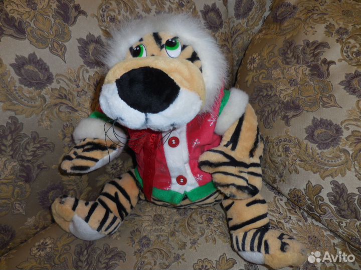 Новогодняя Мягкая Игрушка 2022г Тигр со Сладостями