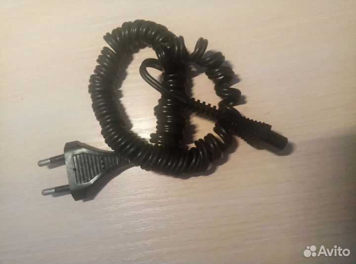 Кабель питания mini 2pin, vintage (ромб)