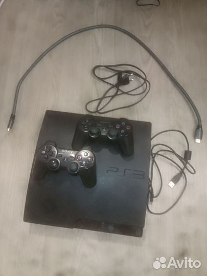 Игровая приставка ps3 super slim прошитая