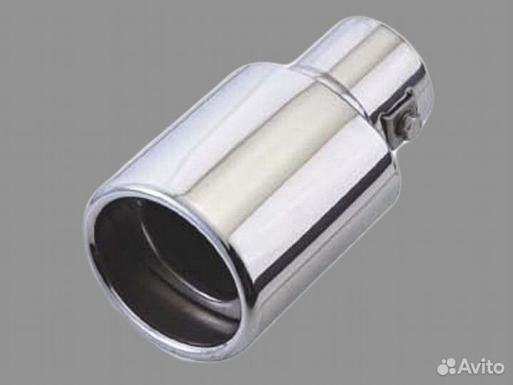 Насадка на глушитель (нержавейка) со скосом
