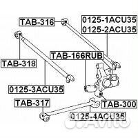 Сайленблок задней цапфы (toyota kluger L/V ACU25/M