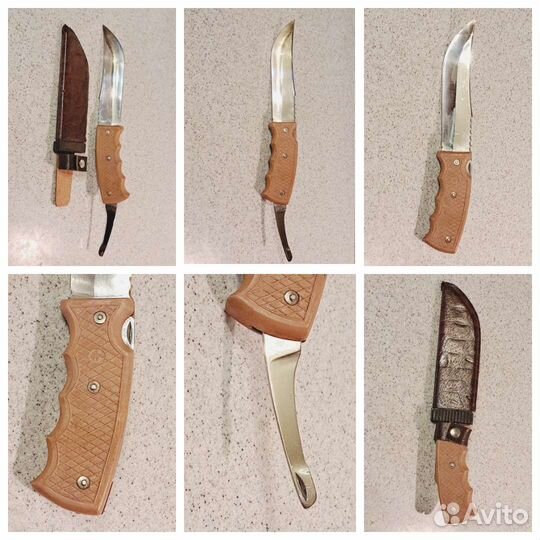 Ножи охотничий, боцманский.Новые и ссср.Ручная раб