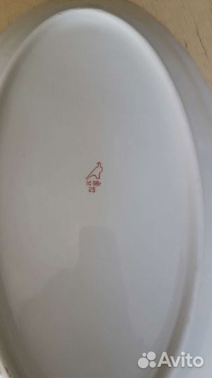 Блюдо Дулево СССР. Сахарница