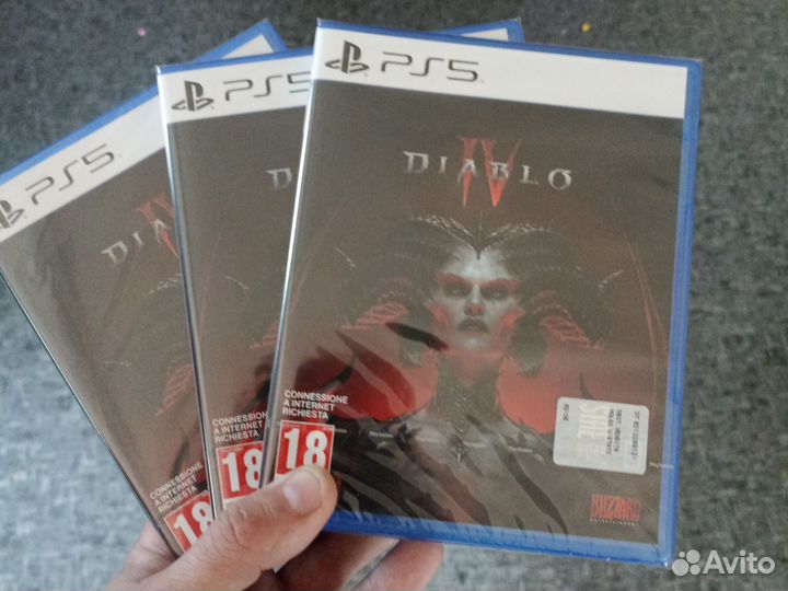 Diablo 4 ps5 диск новый русская озвучка