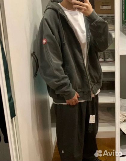 Зип худи cav empt зеленое погружное