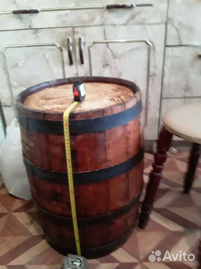 Бочка 48-50л. Деревянная вощеная новая
