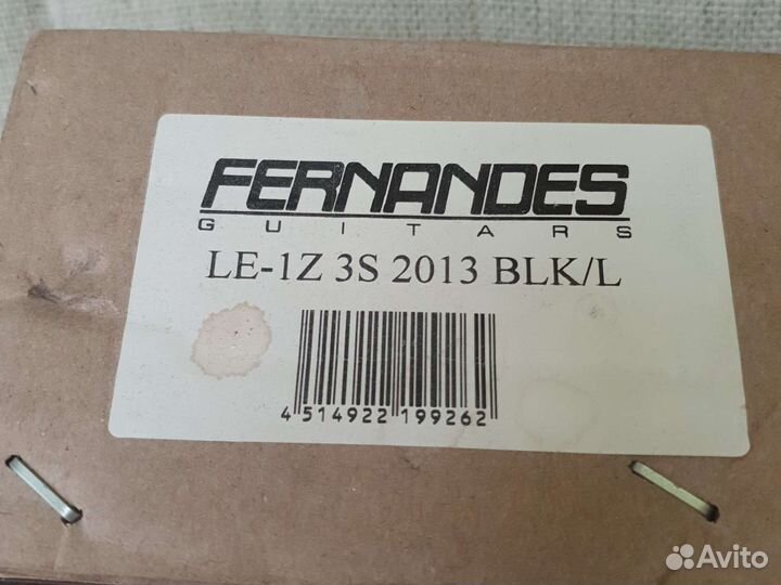 Электрогитара fernandes LE-1Z 3S