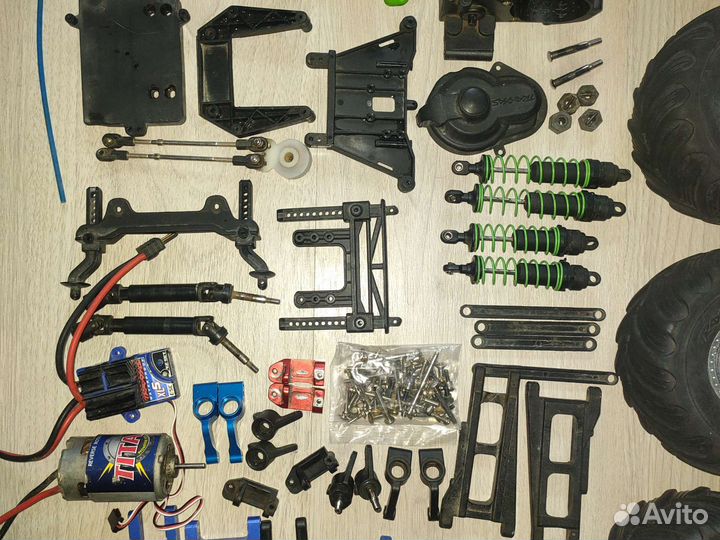 Traxxas gravedigger/stampede разбор