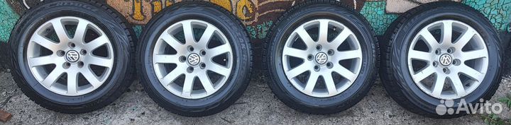 Литые диски с резиной r15 Volkswagen audi skoda