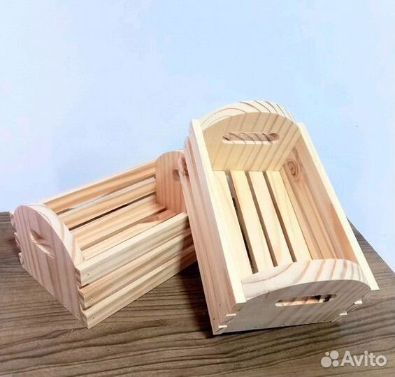 Ящик деревянный резной для фруктов овощей