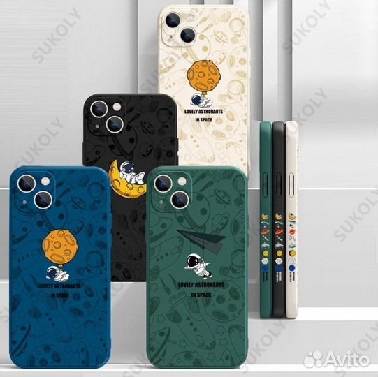 Чехол StarFighter на iPhone 14 Pro Max (Blue)