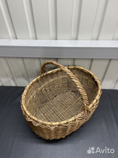 Корзина плетеная СССР с хранения