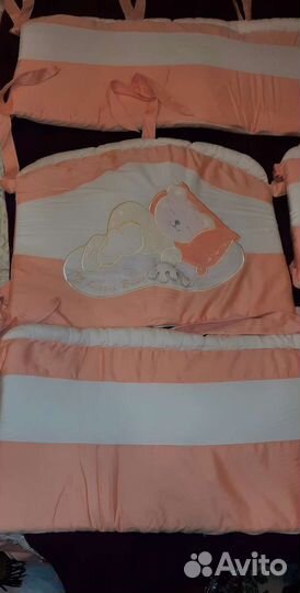 Бортики в кроватку,балдахин