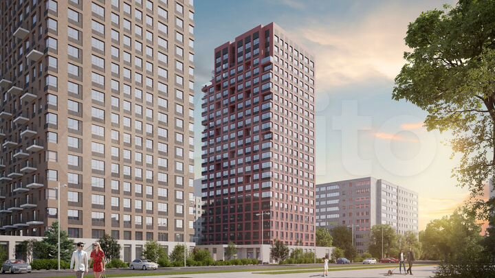 2-к. квартира, 57,6 м², 2/8 эт.