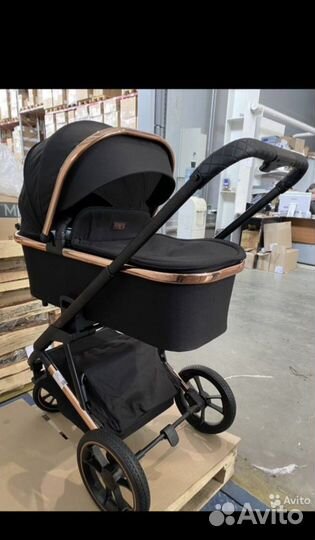 Коляска Moon style 2 в 1 Rose Gold