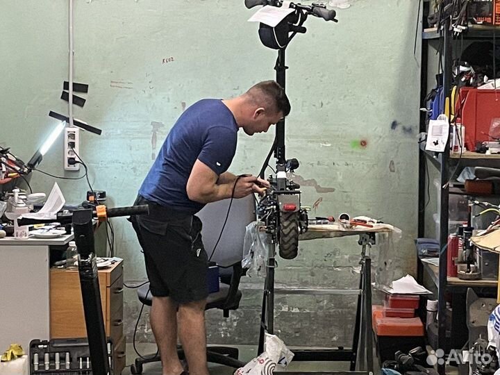 Ремонт электросамокатов и скутеров