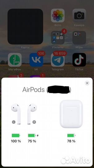 Наушники apple airpods 2